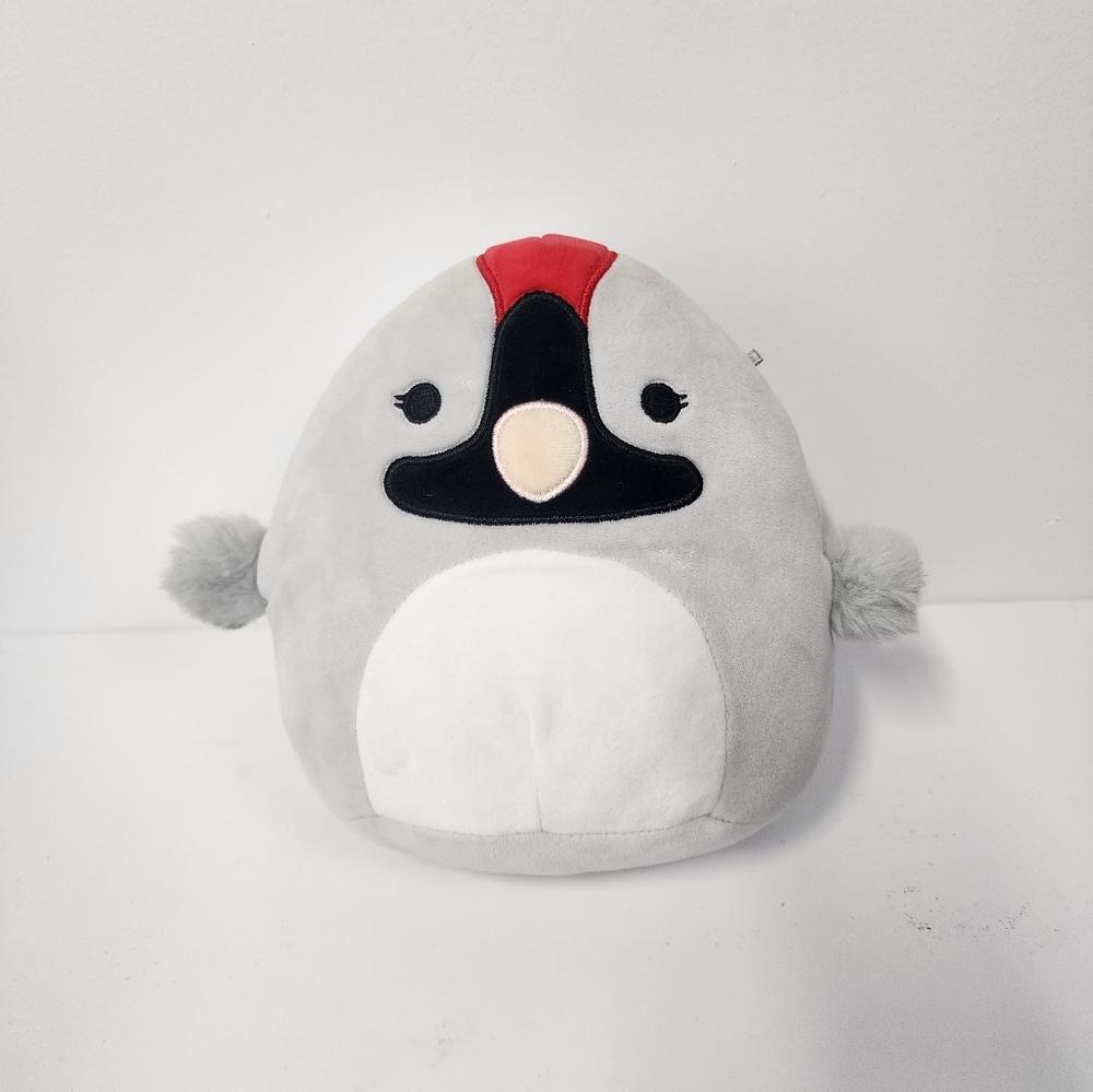 Squishmallow 8" Basma the Whooping Crane Plush Gray